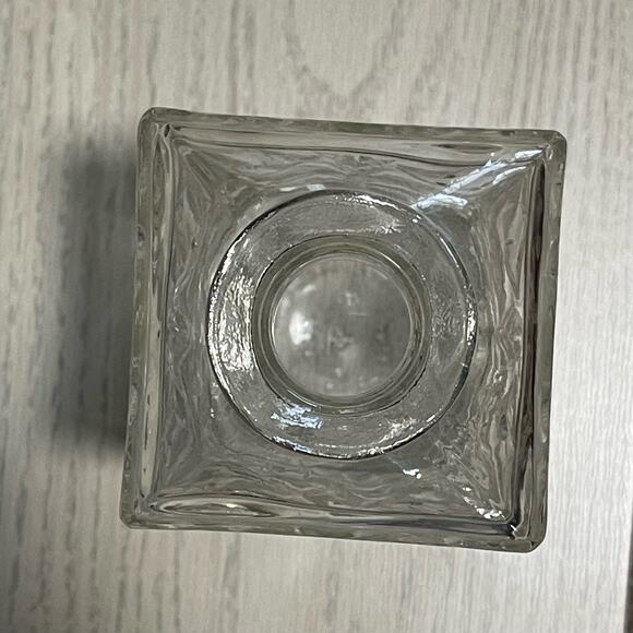 Vintage 1961 Seagrams Calvert Whiskey Square Glass Decanter with Stopper D-126 - Picture 13 of 16